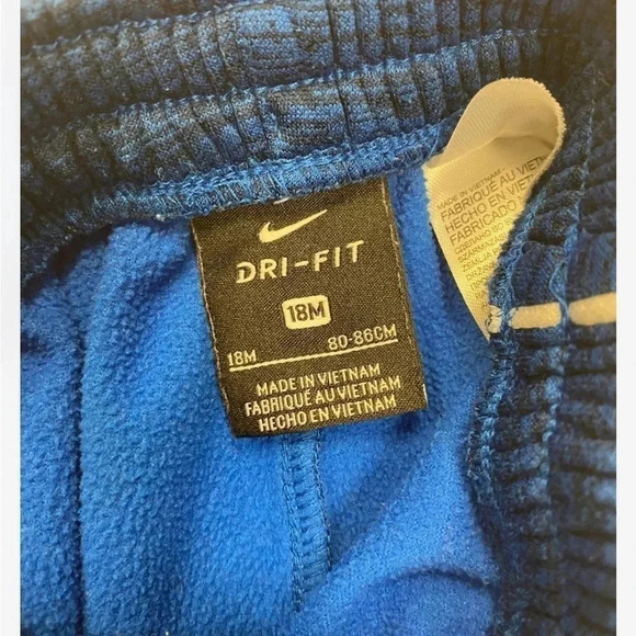 Nike Dri-Fit Blue  Track Jogging Pants Size 18M - Picture 6 of 8